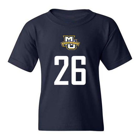 Marquette - NCAA Men's Soccer : Hudson Torrez - Sports Shersey Youth T-Shirt-0