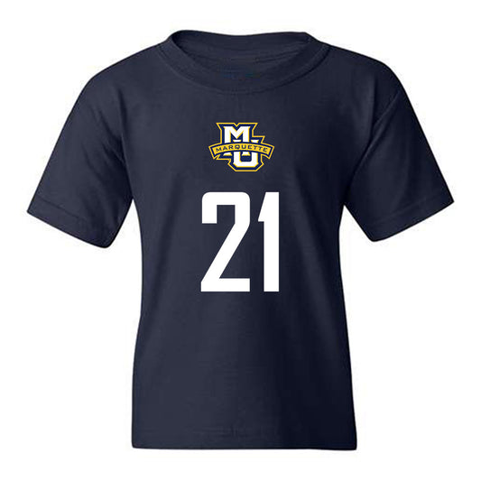 Marquette - NCAA Men's Soccer : Gabriel Rokov - Sports Shersey Youth T-Shirt-0