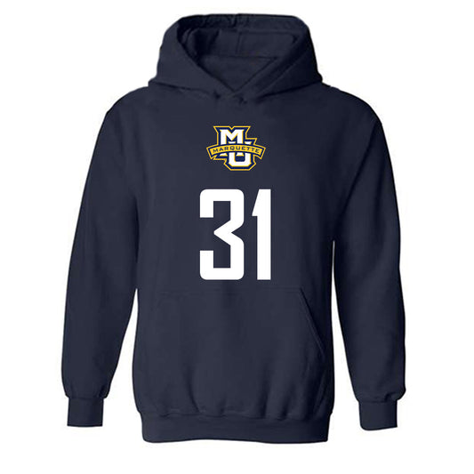 Marquette - NCAA Men's Soccer : Renan Luglio Salum - Sports Shersey Hooded Sweatshirt