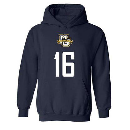 Marquette - NCAA Men's Soccer : Grant Locker - Sports Shersey Hooded Sweatshirt