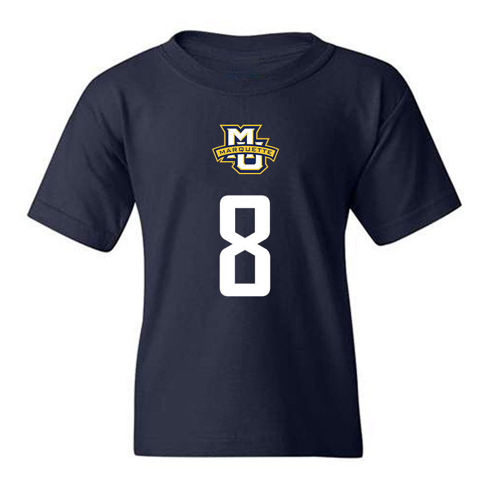 Marquette - NCAA Men's Soccer : Justin Milovanov - Sports Shersey Youth T-Shirt-0