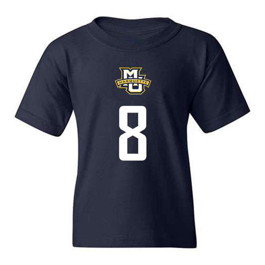 Marquette - NCAA Men's Soccer : Justin Milovanov - Sports Shersey Youth T-Shirt-0