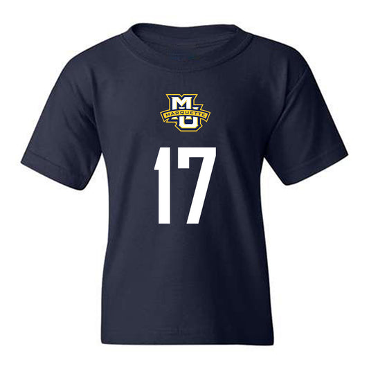 Marquette - NCAA Men's Soccer : Jonathan Monreal-Herrera - Sports Shersey Youth T-Shirt-0