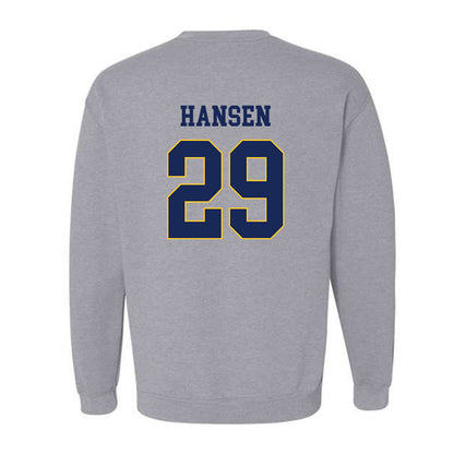 Marquette - NCAA Women's Lacrosse : Megan Hansen - Generic Sports Shersey Crewneck Sweatshirt-1