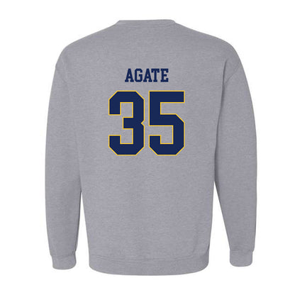 Marquette - NCAA Women's Lacrosse : Eliza Agate - Generic Sports Shersey Crewneck Sweatshirt-1