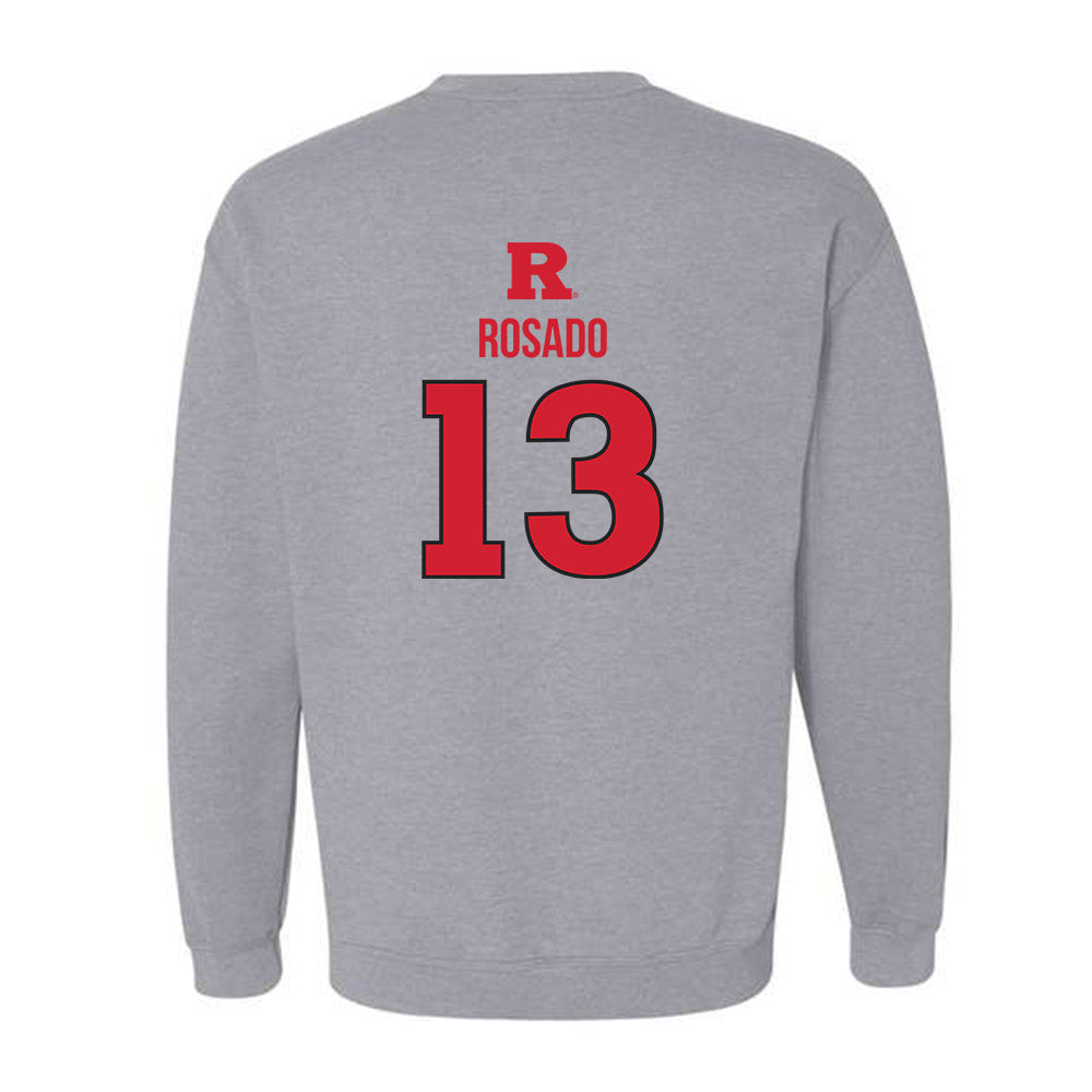Rutgers - NCAA Baseball : Julius Rosado - Sport Shersey Crewneck Sweatshirt-1