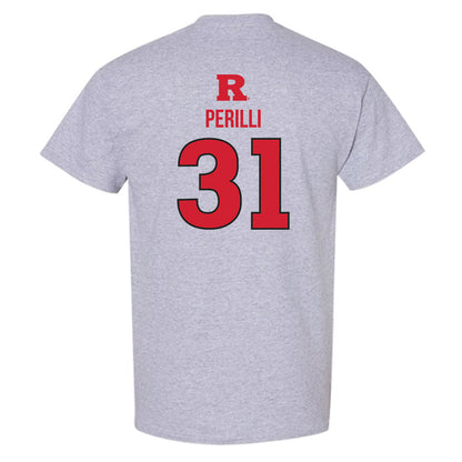 Rutgers - NCAA Baseball : Quinten Perilli - Sport Shersey T-Shirt-1