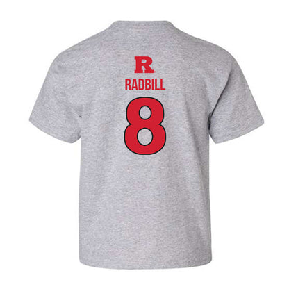 Rutgers - NCAA Baseball : Henry Radbill - Sport Shersey Youth T-Shirt-1