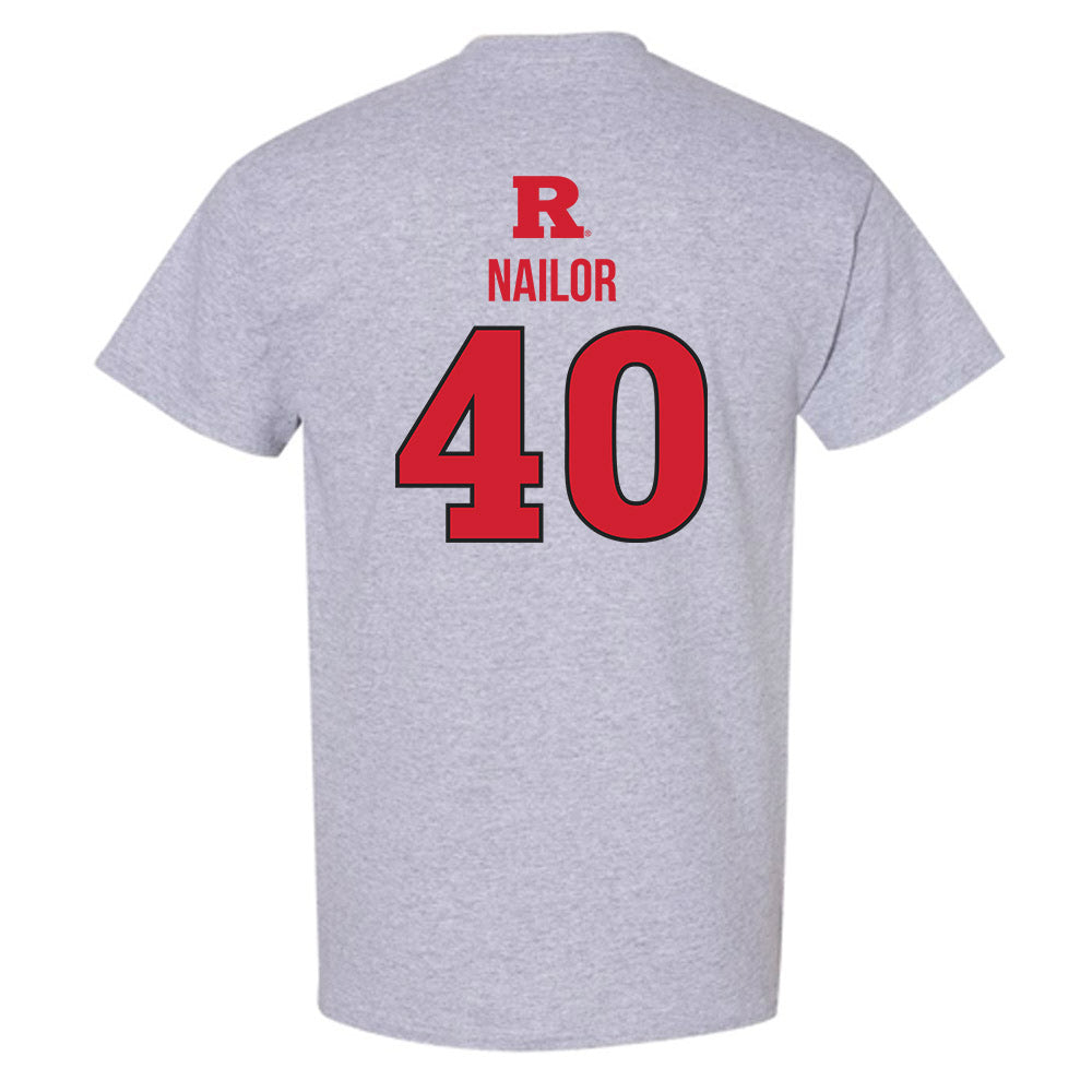 Rutgers - NCAA Baseball : Jager Nailor - Sport Shersey T-Shirt-1