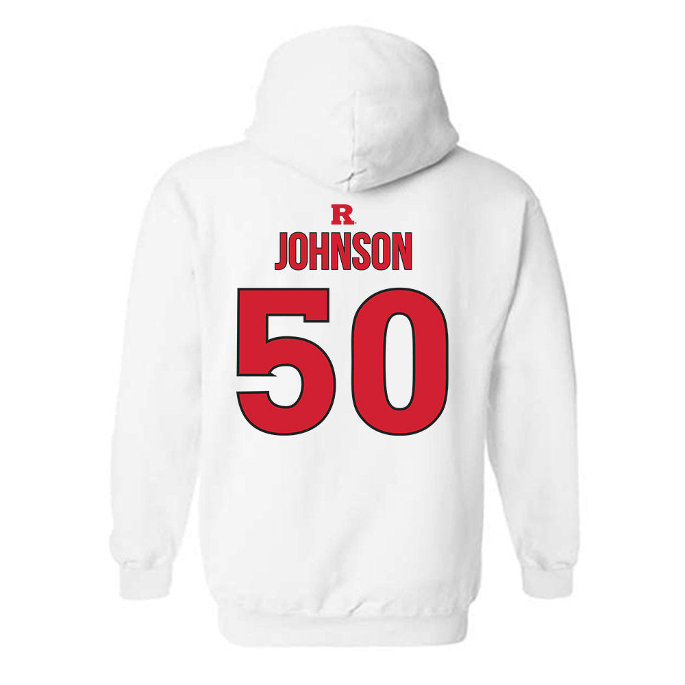Rutgers - NCAA Softball : Dezaria Johnson - Sport Shersey Hooded Sweatshirt-1