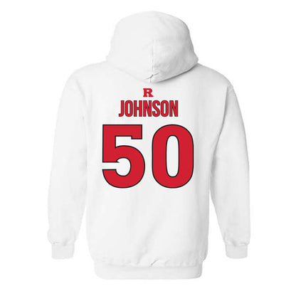 Rutgers - NCAA Softball : Dezaria Johnson - Sport Shersey Hooded Sweatshirt-1