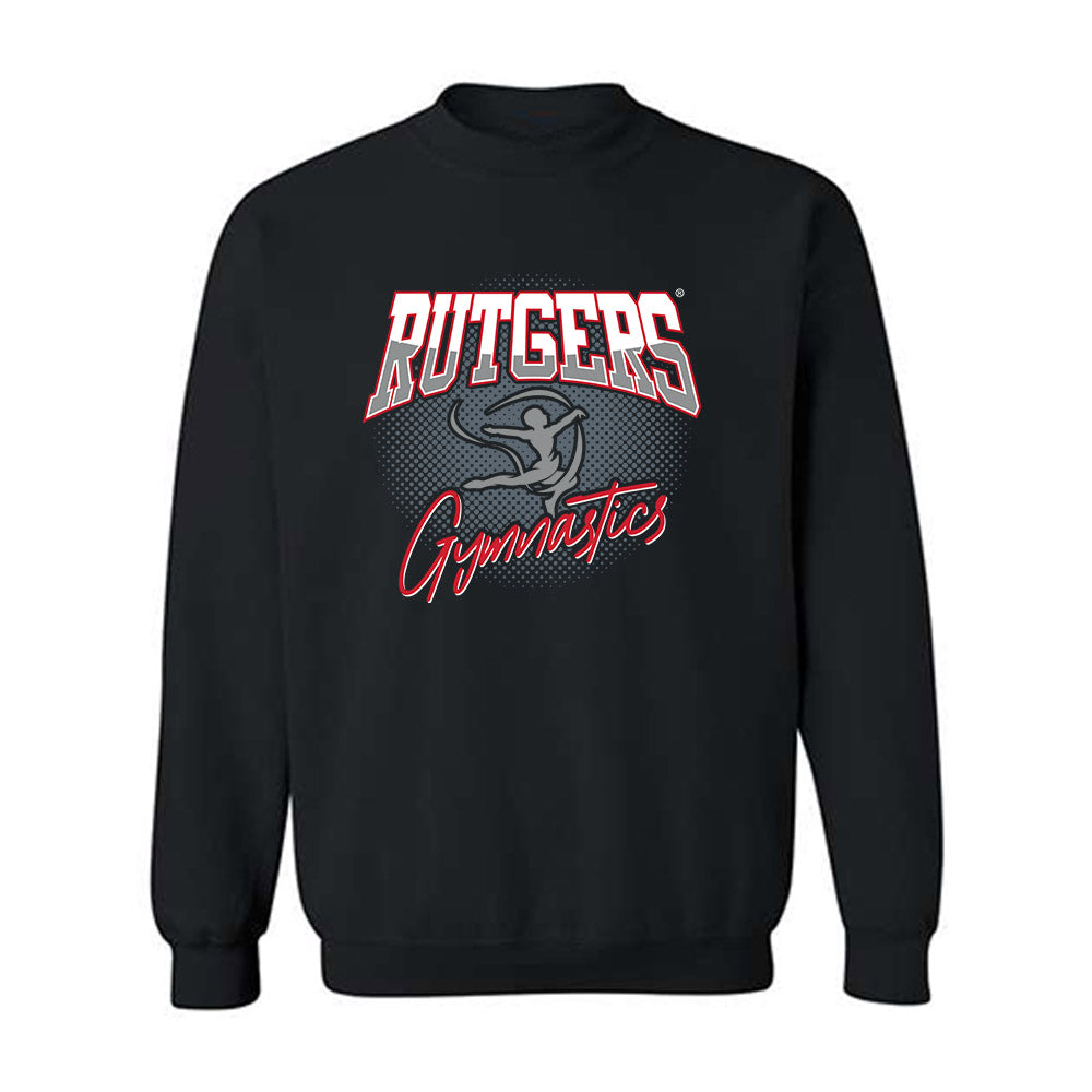 Rutgers - NCAA Women's Gymnastics : Donna Uhlenberg - Generic Sports Shersey Crewneck Sweatshirt-0