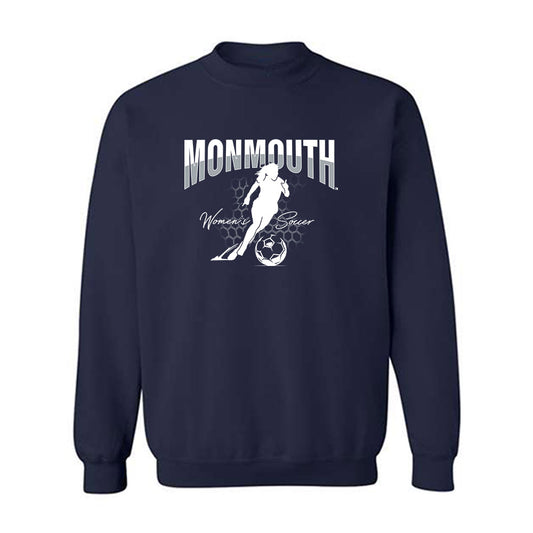 Monmouth - NCAA Women's Soccer : Ashley Lavrich - Sports Shersey Crewneck Sweatshirt