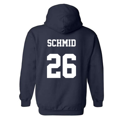 Monmouth - NCAA Baseball : Andrew Schmid - Classic Shersey Hooded Sweatshirt-1