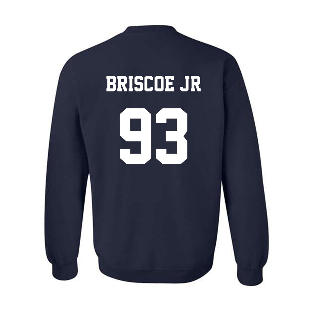 Monmouth - NCAA Football : DJ Briscoe Jr - Classic Shersey Crewneck Sweatshirt-1