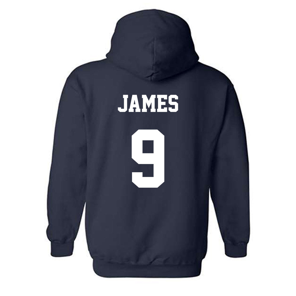Monmouth - NCAA Football : Maxwell James - Classic Shersey Hooded Sweatshirt