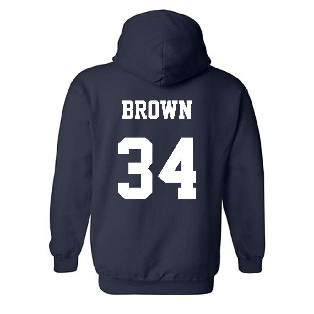 Monmouth - NCAA Football : Anthony brown - Classic Shersey Hooded Sweatshirt-1