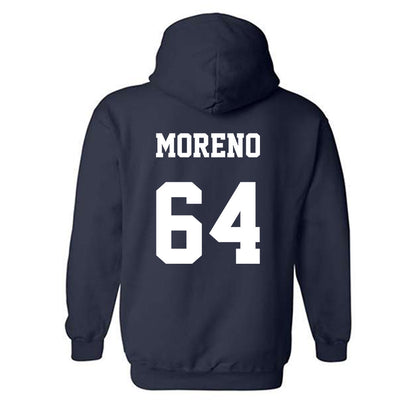 Monmouth - NCAA Football : Chris Moreno - Classic Shersey Hooded Sweatshirt-1