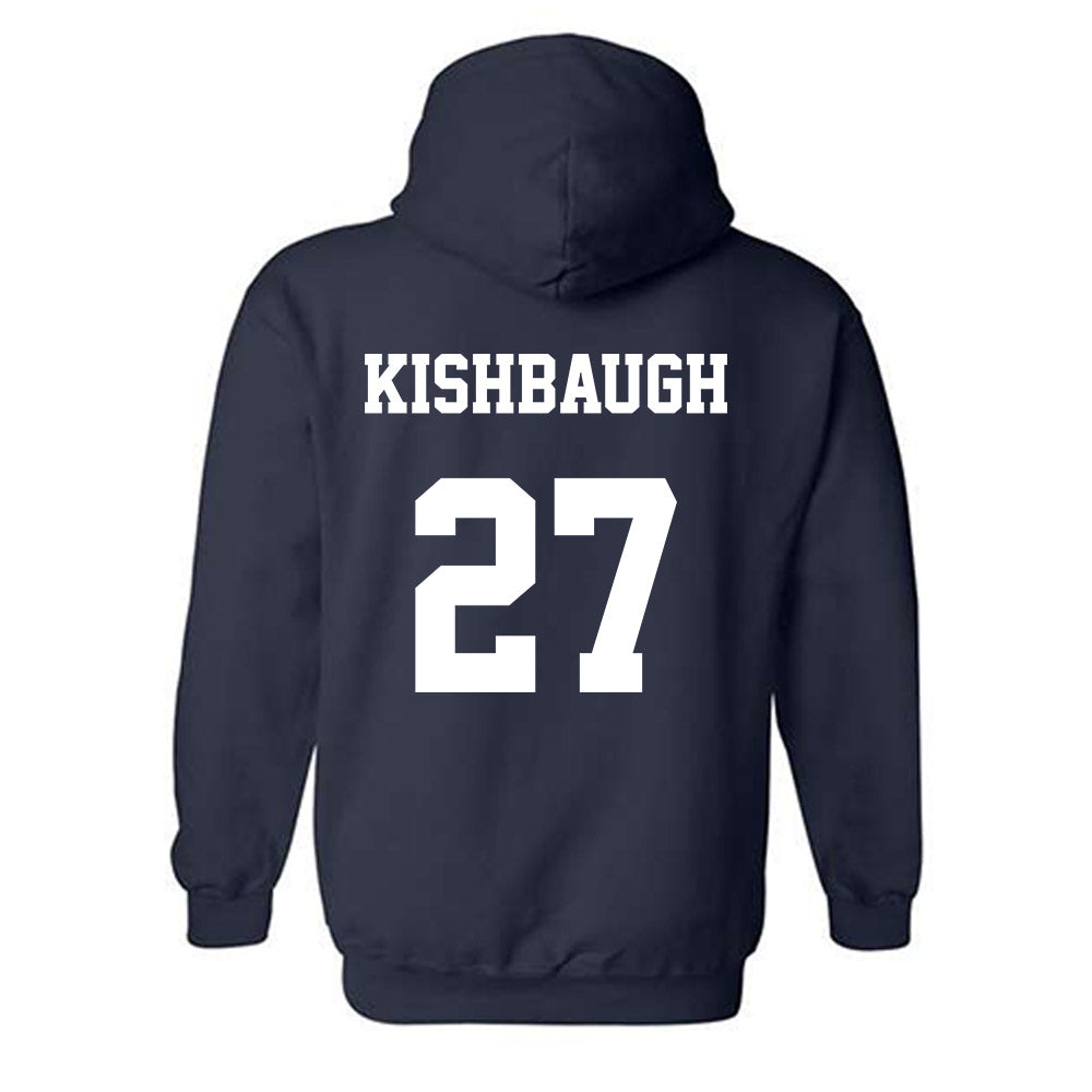 Monmouth - NCAA Football : Spencer Kishbaugh - Classic Shersey Hooded Sweatshirt-1