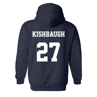 Monmouth - NCAA Football : Spencer Kishbaugh - Classic Shersey Hooded Sweatshirt-1