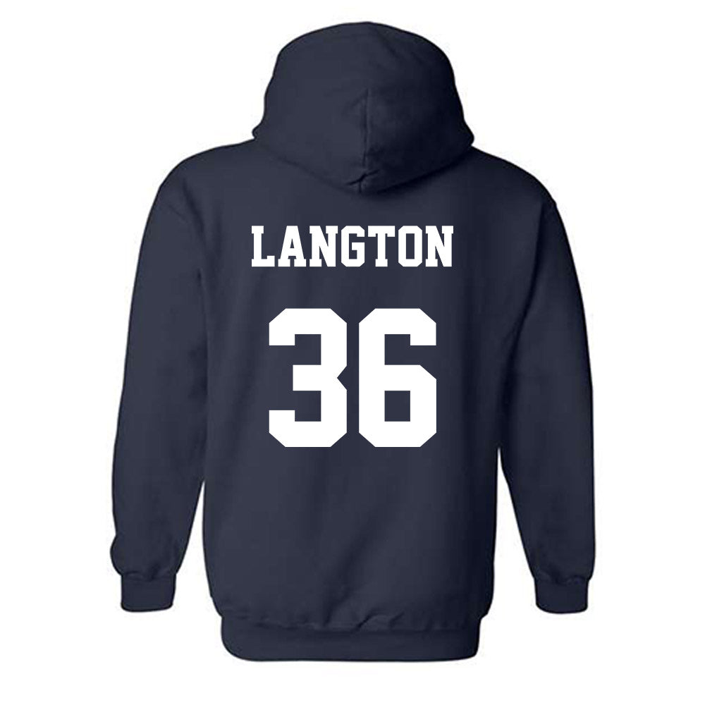 Monmouth - NCAA Football : Steven Langton - Classic Shersey Hooded Sweatshirt