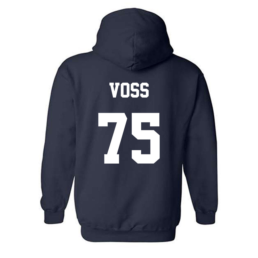 Monmouth - NCAA Football : James Voss - Classic Shersey Hooded Sweatshirt