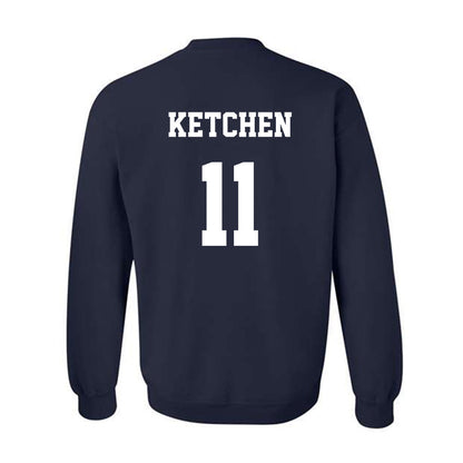 Monmouth - NCAA Men's Lacrosse : Sean Ketchen - Classic Shersey Crewneck Sweatshirt-1