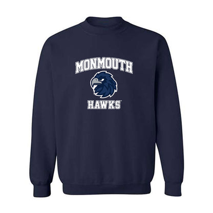 Monmouth - NCAA Men's Basketball : Justin Ray - Classic Shersey Crewneck Sweatshirt-0