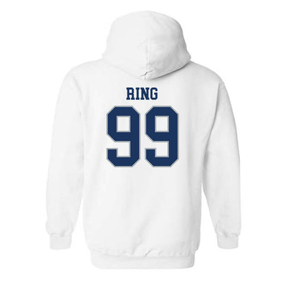 Monmouth - NCAA Men's Lacrosse : Kevin Ring - Classic Fashion Shersey Hooded Sweatshirt-1