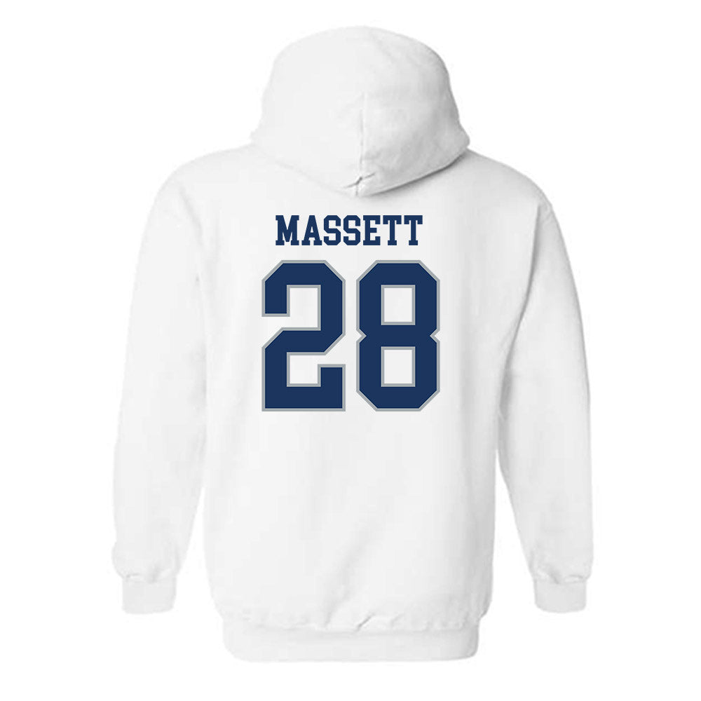 Monmouth - NCAA Men's Lacrosse : Sean Massett - Classic Fashion Shersey Hooded Sweatshirt-1