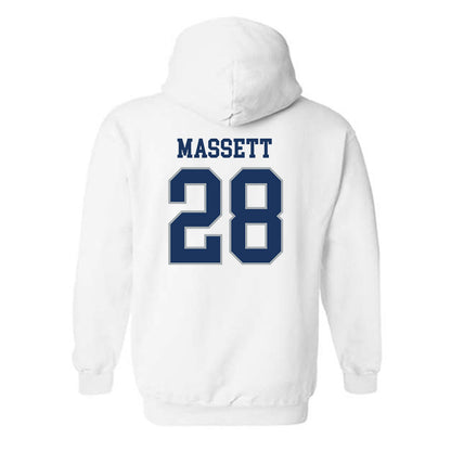 Monmouth - NCAA Men's Lacrosse : Sean Massett - Classic Fashion Shersey Hooded Sweatshirt-1