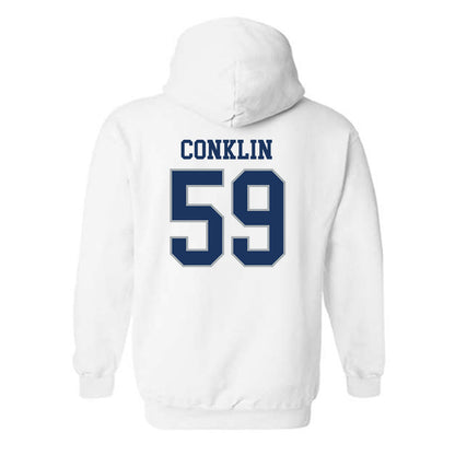 Monmouth - NCAA Football : Andrew Conklin - Classic Fashion Shersey Hooded Sweatshirt-1