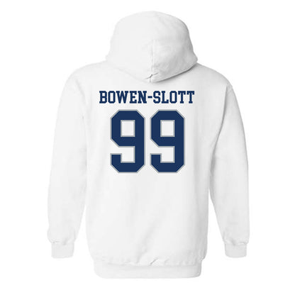 Monmouth - NCAA Men's Lacrosse : Gabe Bowen-Slott - Classic Fashion Shersey Hooded Sweatshirt-1