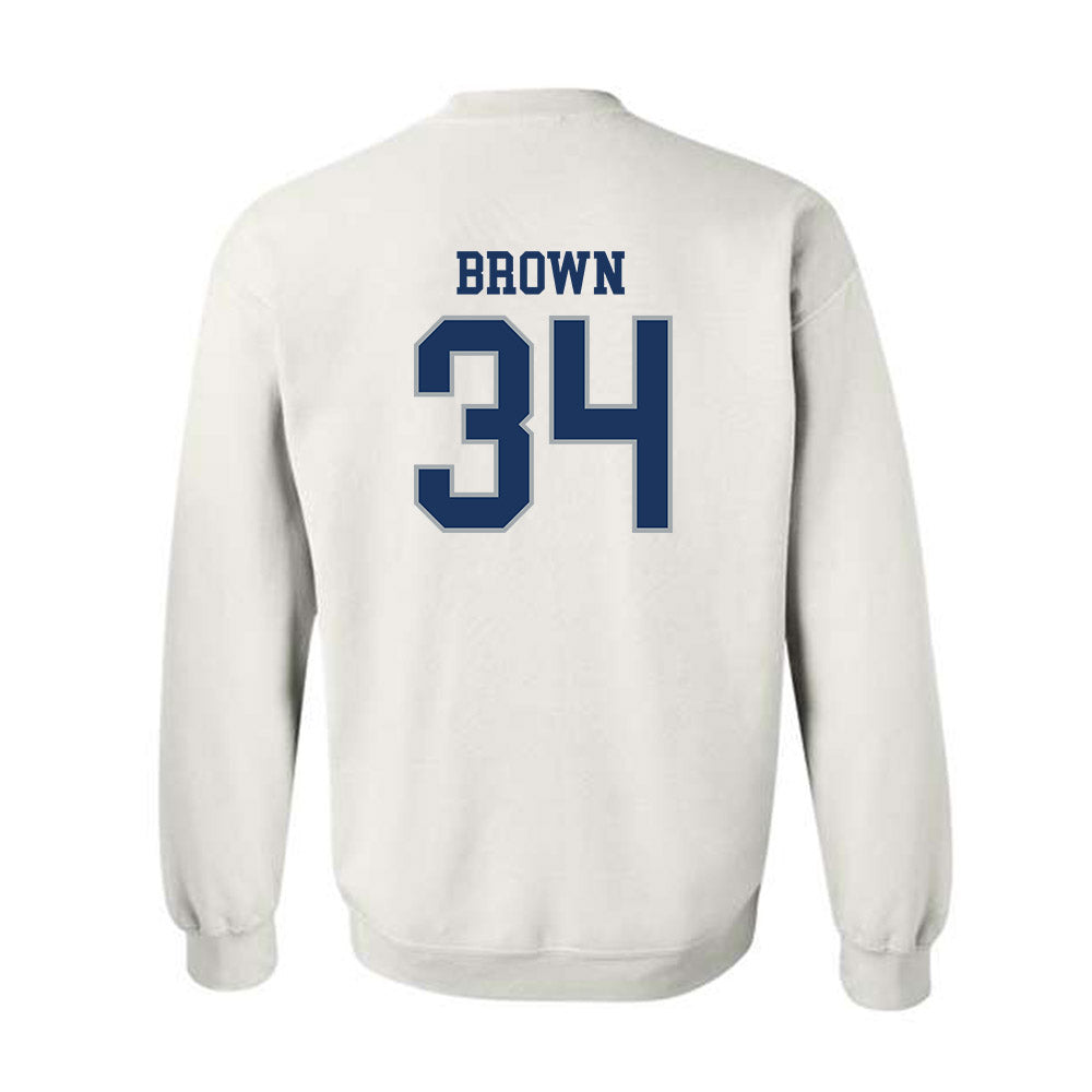 Monmouth - NCAA Football : Anthony brown - Classic Fashion Shersey Crewneck Sweatshirt-1