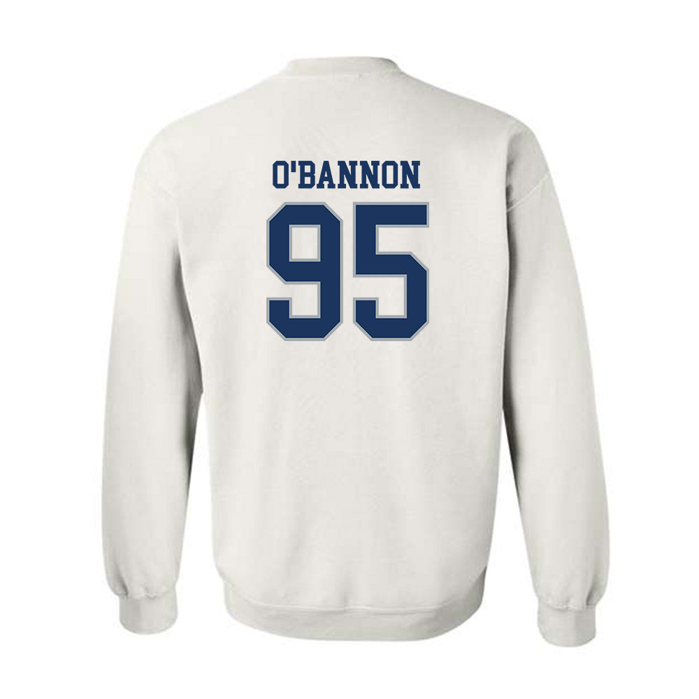Monmouth - NCAA Football : Justin O'Bannon - Classic Fashion Shersey Crewneck Sweatshirt