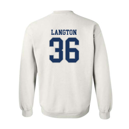 Monmouth - NCAA Football : Steven Langton - Classic Fashion Shersey Crewneck Sweatshirt