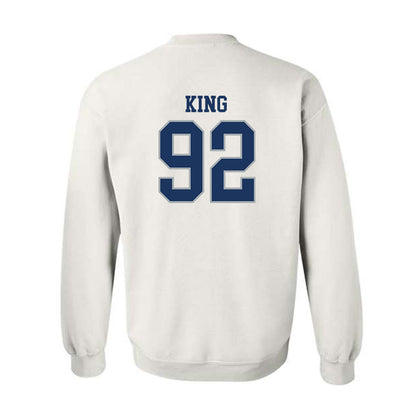 Monmouth - NCAA Football : Chris King - Classic Fashion Shersey Crewneck Sweatshirt