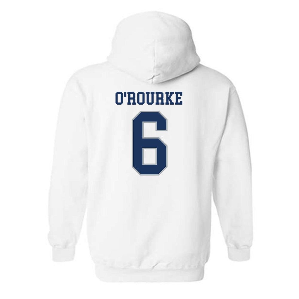 Monmouth - NCAA Men's Lacrosse : Ryan O'Rourke - Classic Fashion Shersey Hooded Sweatshirt-1
