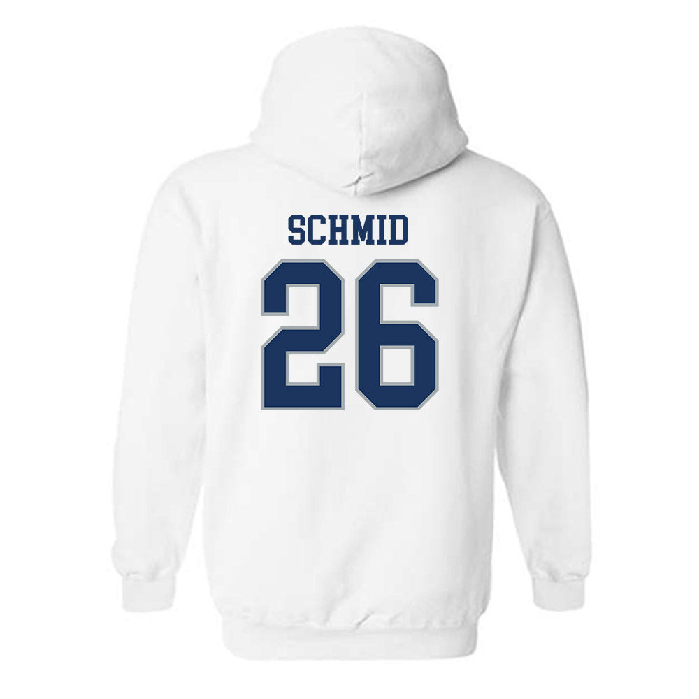 Monmouth - NCAA Baseball : Andrew Schmid - Classic Fashion Shersey Hooded Sweatshirt-1