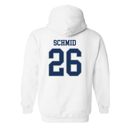 Monmouth - NCAA Baseball : Andrew Schmid - Classic Fashion Shersey Hooded Sweatshirt-1