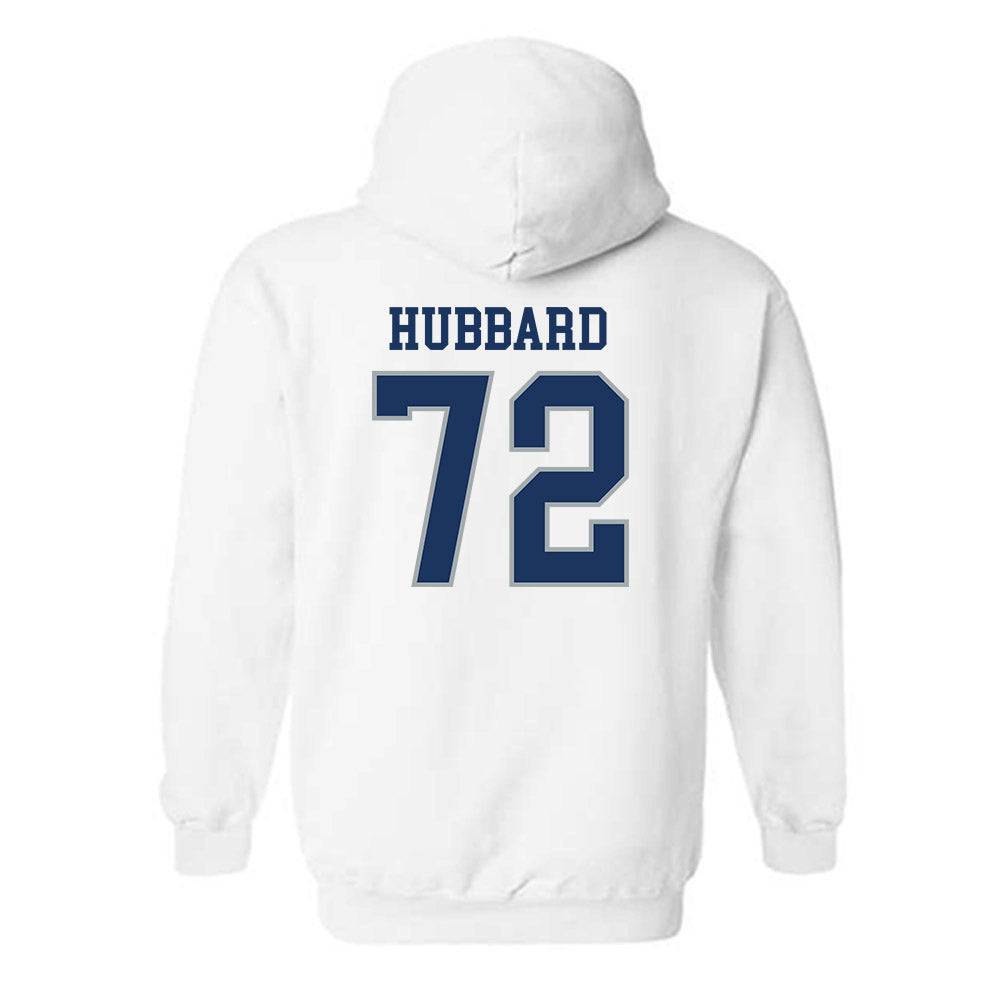 Monmouth - NCAA Football : Shalik Hubbard - Classic Fashion Shersey Hooded Sweatshirt-1