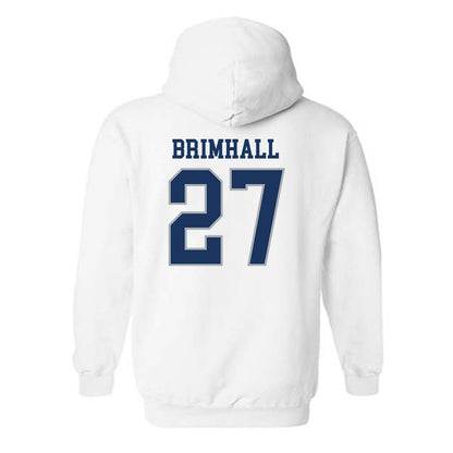 Monmouth - NCAA Men's Lacrosse : Will Brimhall - Classic Fashion Shersey Hooded Sweatshirt-1