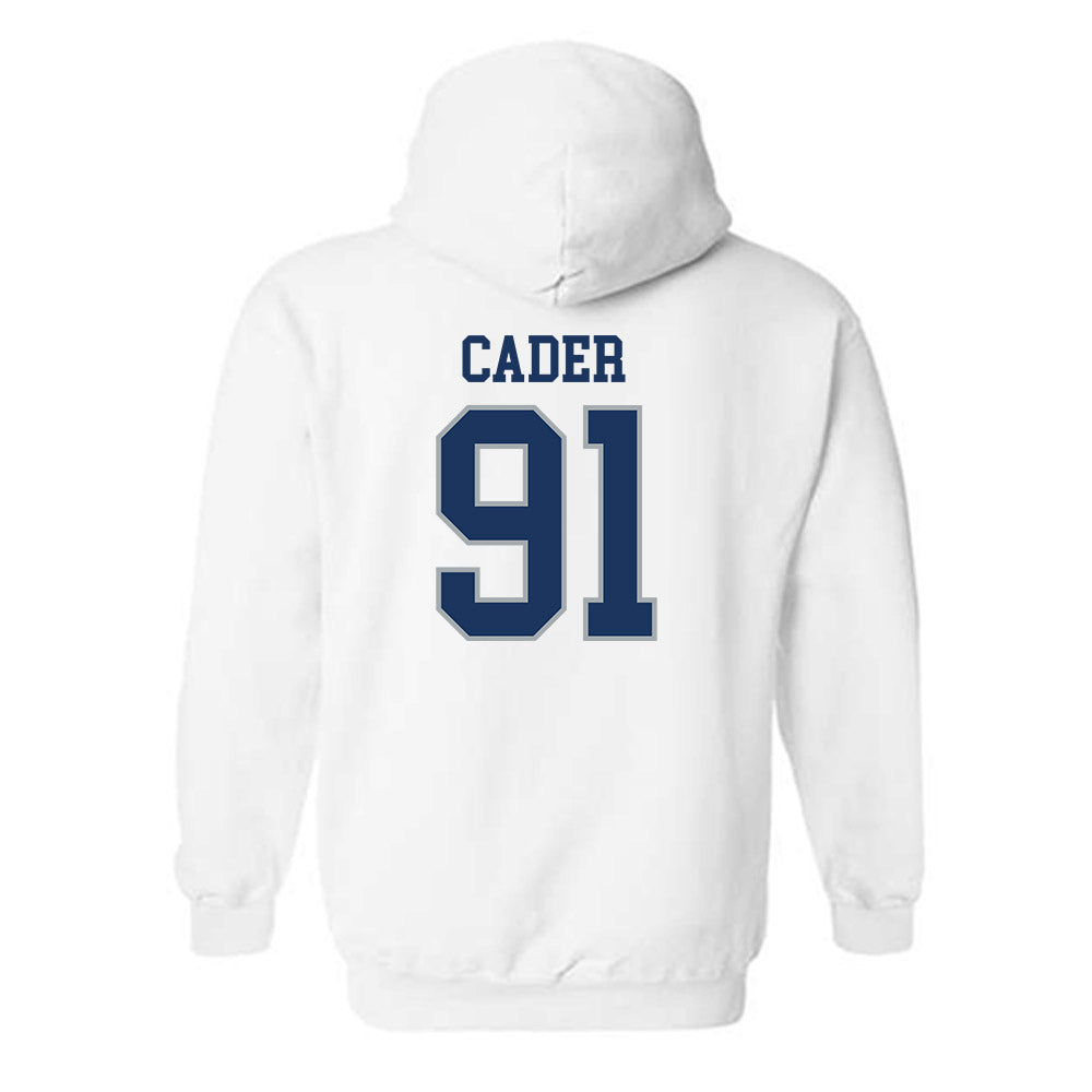 Monmouth - NCAA Football : Thomas Cader - Classic Fashion Shersey Hooded Sweatshirt-1