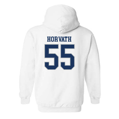Monmouth - NCAA Baseball : David Horvath - Classic Fashion Shersey Hooded Sweatshirt-1