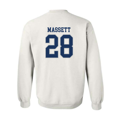 Monmouth - NCAA Men's Lacrosse : Sean Massett - Classic Fashion Shersey Crewneck Sweatshirt-1