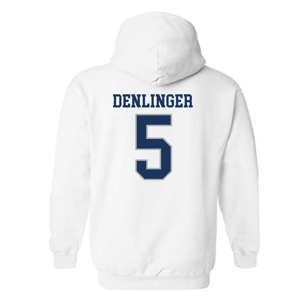 Monmouth - NCAA Baseball : Austin Denlinger - Classic Fashion Shersey Hooded Sweatshirt