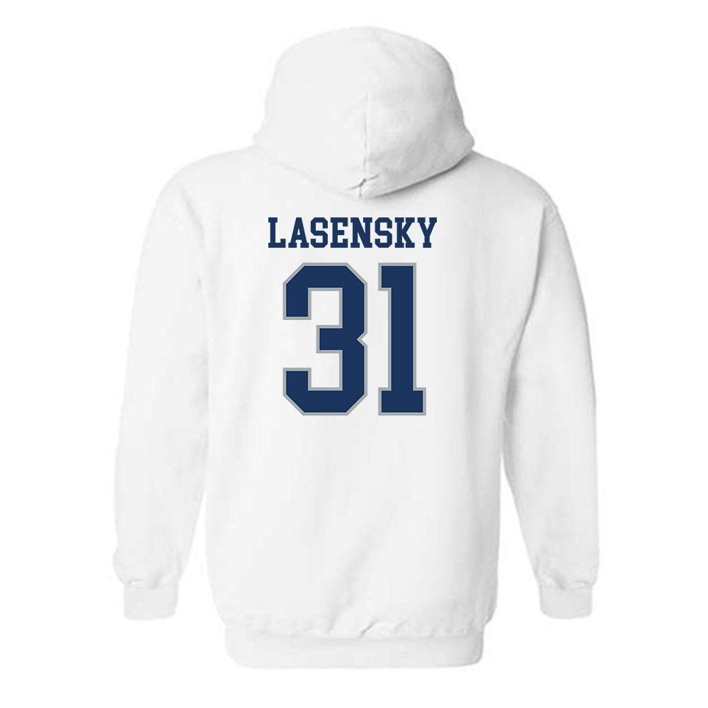 Monmouth - NCAA Men's Lacrosse : Brayden Lasensky - Classic Fashion Shersey Hooded Sweatshirt-1