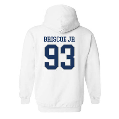 Monmouth - NCAA Football : DJ Briscoe Jr - Classic Fashion Shersey Hooded Sweatshirt-1