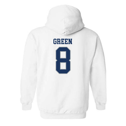 Monmouth - NCAA Men's Basketball : Christopher Green - Classic Fashion Shersey Hooded Sweatshirt-1