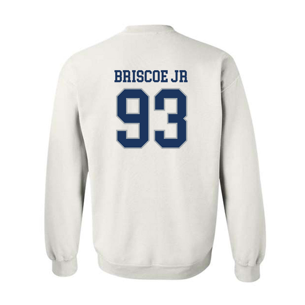 Monmouth - NCAA Football : DJ Briscoe Jr - Classic Fashion Shersey Crewneck Sweatshirt-1